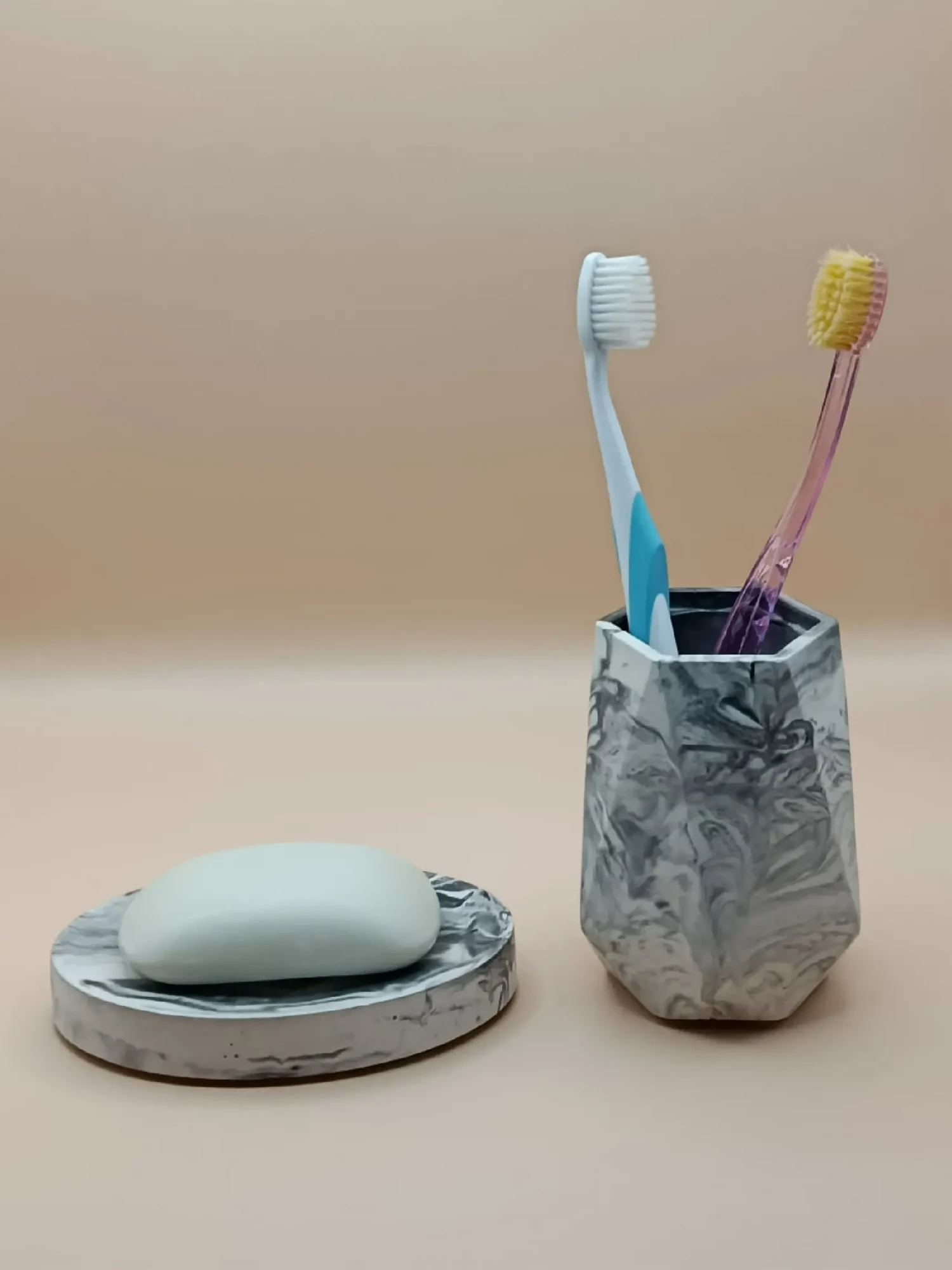 Набор для ванной Marble — Мыльница Flow